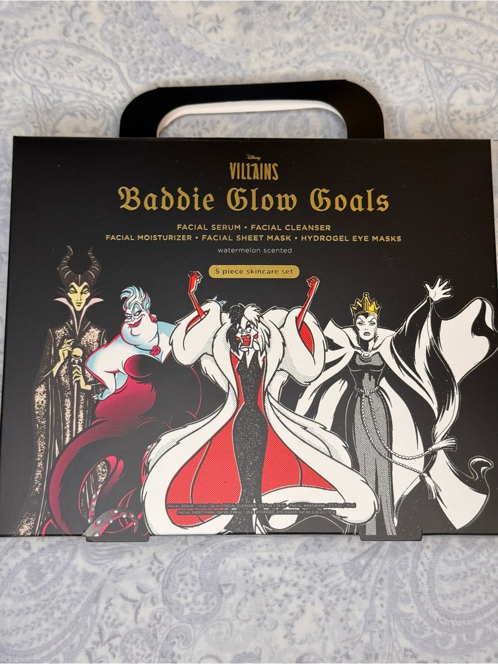 Disney Villains Baddie Glow Goals Tote Box